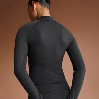 NikeSKIMS Matte женская Mock-Neck Full-Zip Куртка цвет черный
