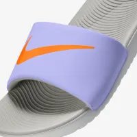 Nike Кофе Big детские Slides цвет фиолетовый