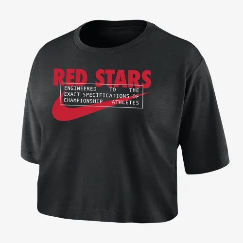 Chicago Red Stars Women's Nike Dri-FIT Soccer Cropped T-Shirt