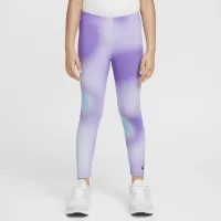Nike Dri-FIT Little детские Long Sleeve футболка and лосины набор цвет фиолетовый