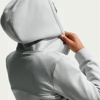 Nike Sportswear City Utility Big детские Full-Zip Толстовка с капюшоном цвет серый