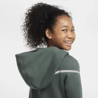 Nike Sportswear Tech Fleece Big дитячі (для хлопчиків) Reflective Full-Zip Толстовка з капюшоном колір зелений