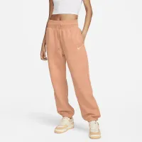 Nike Sportswear Phoenix Fleece женская С высокой Талией оверсайз Sweatpants цвет коричневый
