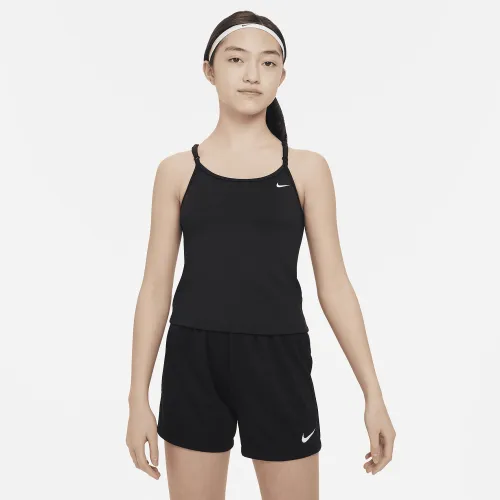 Nike Indy Big детские (Girls') Tank Sports Bra цвет черный