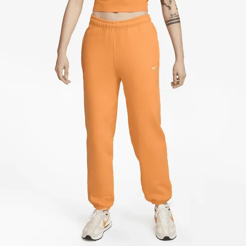 Nike Solo Swoosh женская Fleece Pants Orange