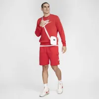 Nike Sportswear Club Fleece мужские Graphic Crew цвет красный