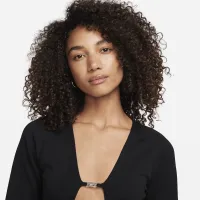 Nike Sportswear женская Long-Sleeve Knit Cardigan цвет черный