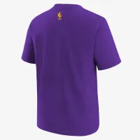 Los Angeles Lakers Essential City Edition Big дитячі Nike NBA футболка колір фіолетовий