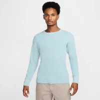 Nike Life мужские Heavyweight Waffle Long-Sleeve Top синий