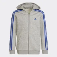 Кофта/футболка adidas Essentials 3-Stripes Толстовка с капюшоном HN1915 - Серая