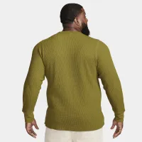 Nike Life чоловічі Long-Sleeve Heavyweight Waffle Top колір зелений