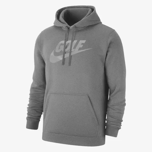 Nike Club Fleece мужские для гольфа Толстовка с капюшоном цвет серый