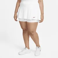 NikeCourt Dri-FIT Victory женская Flouncy Tennis юбка (большие размеры) цвет белый