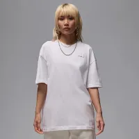 Nike Jordan Flight Essentials жіноча оверсайз футболка колір білий