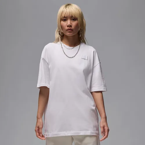 Nike Jordan Flight Essentials жіноча оверсайз футболка колір білий