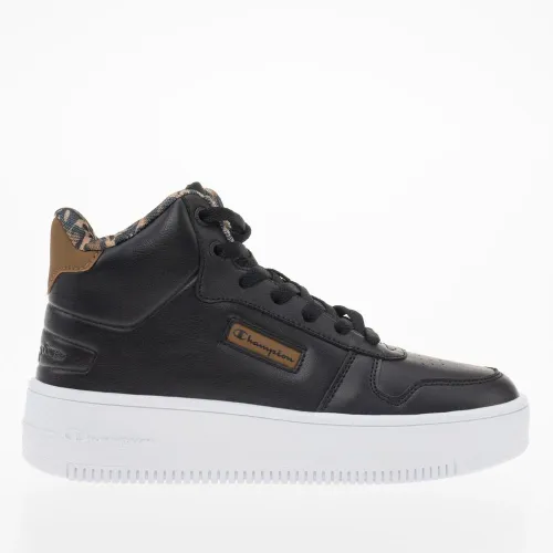 Кроссовки Champion Mid Cut Shoe Rebound Platform Mid Animalier S11609-KK001 - Черные
