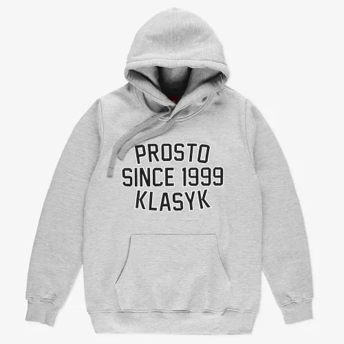 Кофта/футболка Prosto Klasyk Толстовка с капюшоном Peska KL222MSWE2033 - Серая