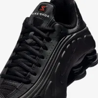 Nike Shox R4 Big детские Кроссовки цвет черный