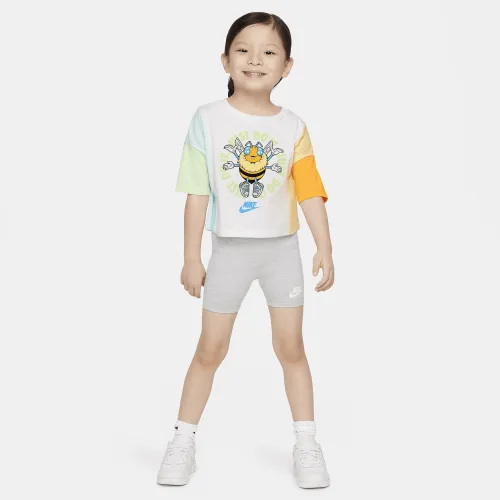 Nike KSA Toddler Bike шорты набор цвет серый