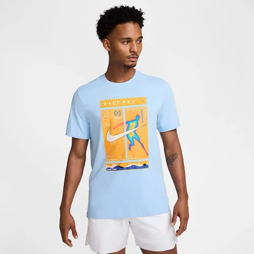 NikeCourt чоловічі Dri-FIT Tennis футболка блакитний