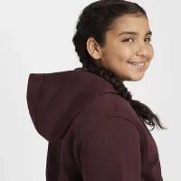 Nike Sportswear Club Fleece Big дитячі Pullover Толстовка з капюшоном (Extended Size) колір червоний