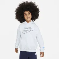 Nike Sportswear Shine Fleece Pullover Толстовка с капюшоном Little Kids Толстовка с капюшоном синий