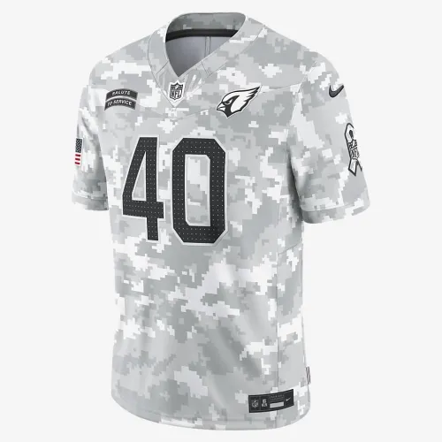 Pat Tillman Arizona Cardinals Salute to Service чоловічі Nike Dri-FIT NFL Limited Jersey колір білий