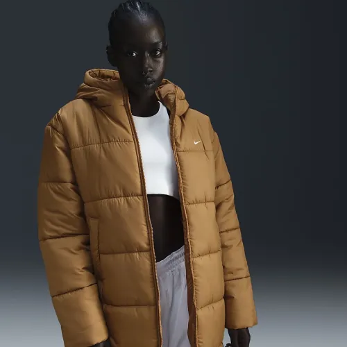 Nike Sportswear Classic Puffer жіноча Therma-FIT Loose Parka колір коричневий