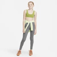 Nike Alate All U Big детские (Girls') Sports Bra цвет зеленый