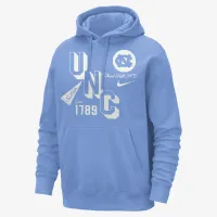 UNC Club чоловічі Nike College Толстовка з капюшоном блакитний