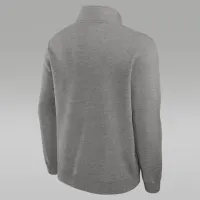 Nike North Carolina Tar Heels Primetime Club чоловічі Jordan College 1/2-Zip Crew колір сірий