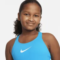 Nike Essential Big дитячі (Girls') Racerback 1-Piece Swimsuit блакитний