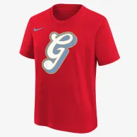 Memphis Grizzlies Essential City Edition Big дитячі Nike NBA футболка колір червоний