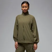 Nike Jordan Sport жіноча Dri-FIT Woven Куртка колір зелений