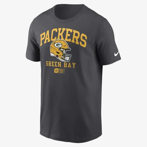 колір зелений Bay Packers Helmet Essential чоловічі Nike NFL футболка колір сірий