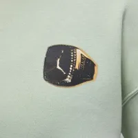 Nike Jordan Brooklyn Fleece женская Crew-Neck свитшот цвет зеленый