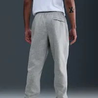 Nike Club мужские Cuffed Brushed Fleece Pants цвет серый