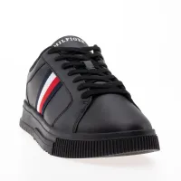 Кросівки Tommy Hilfiger Supercup Stripes Leather Ess FM0FM04895-BDS - Чорні