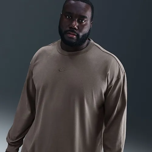 Nike Sportswear Premium Essentials чоловічі Long-Sleeve футболка колір сірий