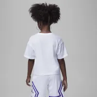 Nike Jordan Jumpman Shine Tee Big Kids футболка колір білий