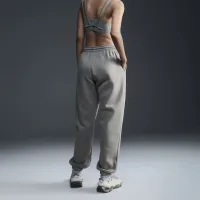 Nike Sportswear Phoenix Fleece жіноча З високою талією оверсайз Sweatpants колір зелений