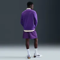 Nike Club чоловічі Woven Flow шорти колір фіолетовий