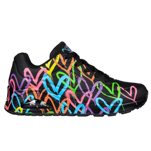 Кросівки Жіночі Skechers UNO HIGHLIGHT LOVE (177981-BKMT)