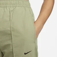 Nike Sportswear Everything Wovens женская Mid-Rise Open-Hem Pants цвет зеленый
