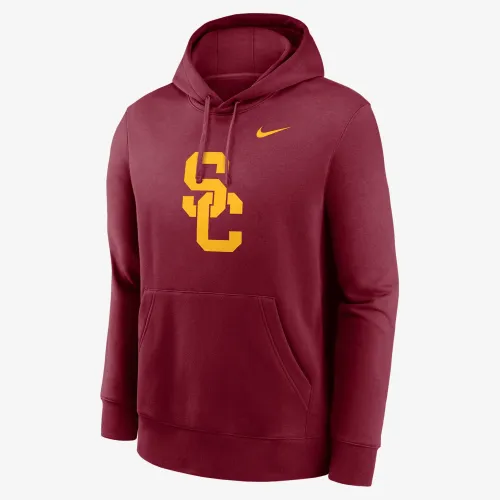 USC Trojans Primetime Everколір зелений Club Primary Logo чоловічі Nike College Pullover Толстовка з капюшоном колір червоний