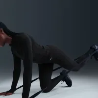 Nike Pro жіноча З високою талією лосіни колір чорний