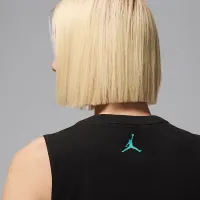Nike Jordan жіноча Sleeveless Graphic футболка колір чорний