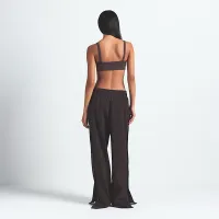 NikeSKIMS Matte Tricot женская Side-Snap Pants цвет коричневый