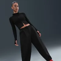 Nike Sportswear Modern Fleece женская Mid-Rise Loose Pants цвет черный