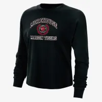 Morehouse женская Nike College Boxy Long-Sleeve футболка цвет черный